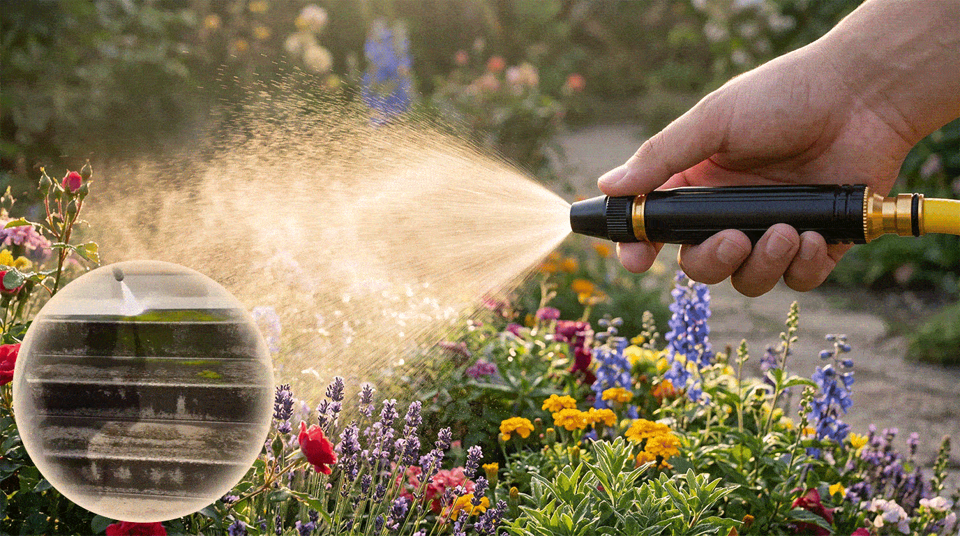 💪 Heavy Duty Adjustable Twist Hose Nozzle 🌊